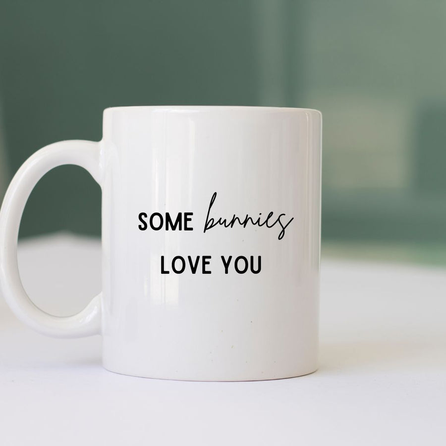 Some bunny loves you personalised mug