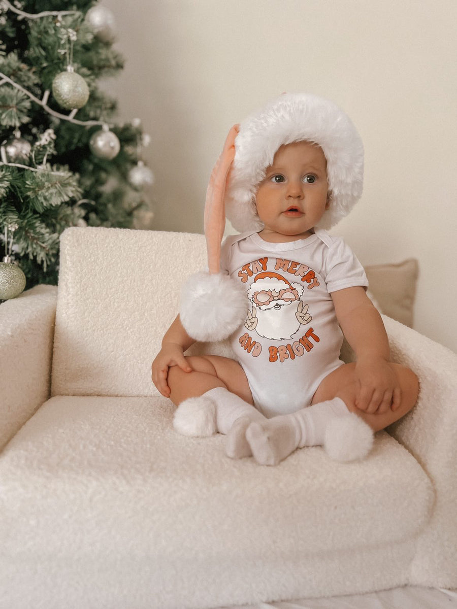 Stay merry and bright romper/tee