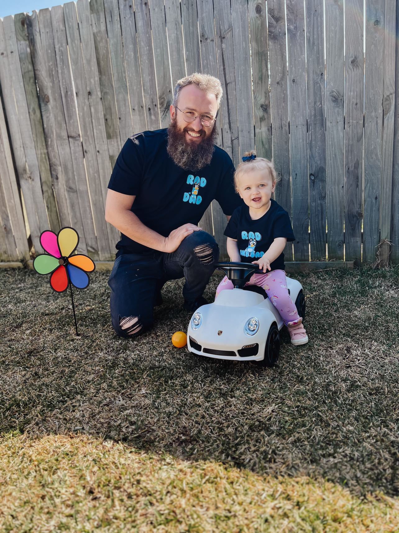 Rad Dad Bluey tee