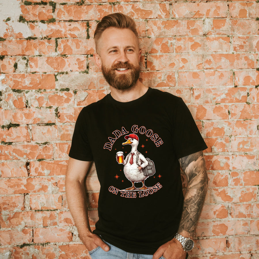 Dada goose on the loose tee